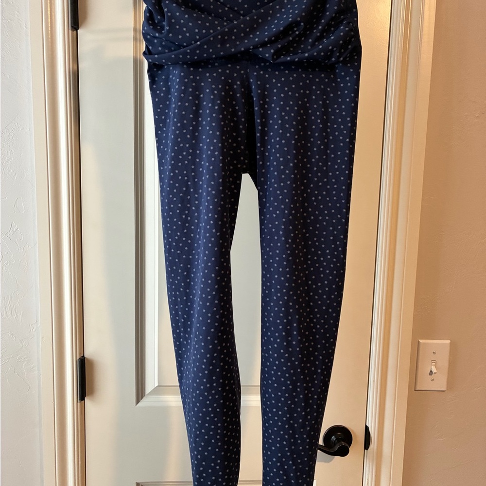Nike Navy Polka Dot Leggings